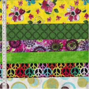 004 Mix Fat Quarter 6 Pack as Per Image