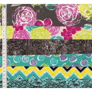 005 Mix Fat Quarter 6 Pack as Per Image