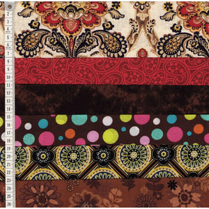 006 Mix Fat Quarter 6 Pack as Per Image