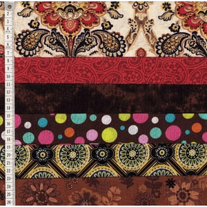 006 Mix Fat Quarter 6 Pack as Per Image