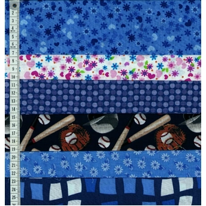 010 Mix Fat Quarter 6 Pack as Per Image