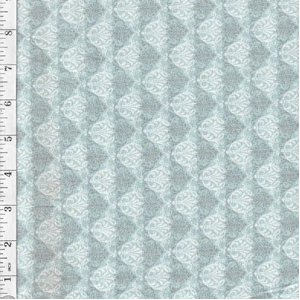 TURQUOISE Giotto Cotton Fabric 110cm wide