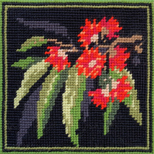 Country Threads GUM BLOSSOMS Tapestry Kit, 15cm x 15cm FTK-006