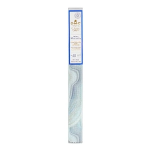 DMC 14 Count (5.5pts/cm) BLUE AGATE Aida Cloth 15&quot; x 18&quot; (38.1cm x 45.7cm)