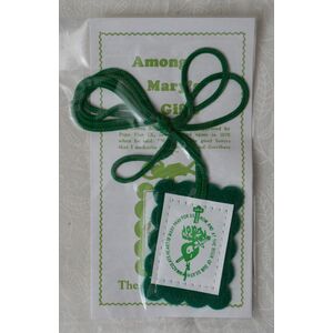 Green Scapular and Leaflet