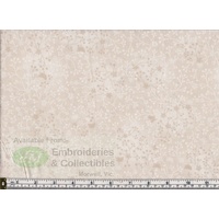 Flutter Tone on Tone Cotton Blender Fabric, CREAM, 110cm wide 75cm REMNANT