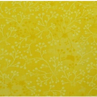 Flutter Tone on Tone Cotton Blender Fabric, VIBRANT YELLOW, 110cm Wide x 50cm
