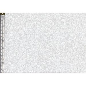 White &amp; Natural Quilt Backing Fabric 280cm Wide Per METRE, Garden Daisies White