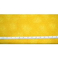 Gumnut Cotton Fabric, YELLOW OCHER, 110cm Wide Per Metre