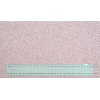 118cm REMNANT Cotton Fabric #GL6908.13, 110cm Wide, Multi Spot ROSE