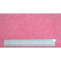 Cotton Fabric, 110cm Wide, Multi Spot PINK GL6908.14, 94cm REMNANT