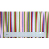 Cotton Fabric Per Metre, 110cm Wide, Multi Stripe GL6918.27