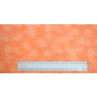 Cotton Fabric Per Metre, 110cm Wide, Swirl Dot Blender ORANGE GL6930.03
