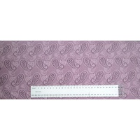 Cotton Fabric Per Metre, 110cm Wide, GL6938.08 Paisley PLUM