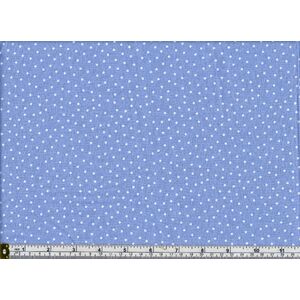 I Love Flowers Spot Mid Blue, GL6940.07, 110cm wide x 78cm REMNANT