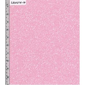 Cotton Fabric #GL6940.22 print, 110cm Wide, I Love Flowers Flowers PINK, 116cm REMNANT