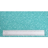 Little Critters Per Metre, 110cm Wide, AQUA, GL6951.15