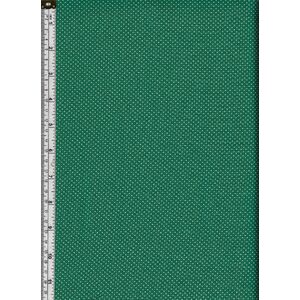 Sew Easy Micro Dots XMAS EMERALD 110cm Wide Cotton Fabric