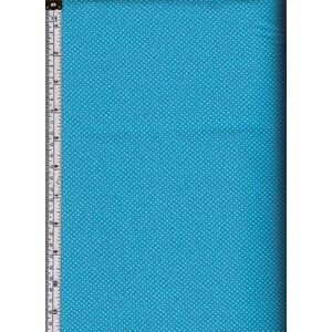 Sew Easy Cotton Fabric, Micro Dots COOL BLUE, 110cm Wide, per Metre
