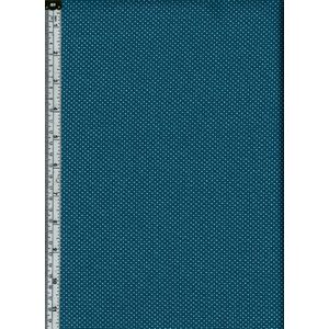 Sew Easy Cotton Fabric, Micro Dots TURQUOISE, 110cm Wide, per Metre