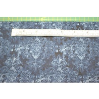 Mika High Tea Oxford Blue Cotton Fabric, 110cm Wide &quot;Made in Japan&quot;