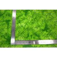 Spring Bloom LIME 110cm Wide Sew Easy 100% Cotton Blender Fabric