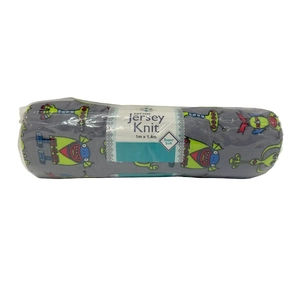Jersey Knit Fabric Pre-Cut 1m x 1.4m, Super Soft Cotton, ALIEN Design