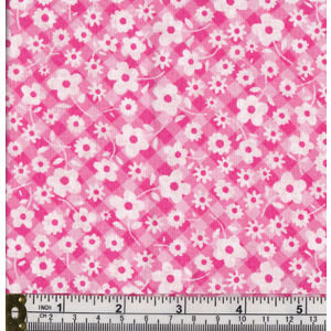 Cottage Pin Series Fat Quarter, 50 x 52cm, Quilt Fabric, 100% Cotton, Pink
