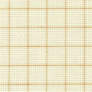 Zweigart 3459/2199, 14 Count Cream AIDA GRID Cloth 110cm Wide Per 50cm
