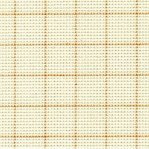 Zweigart 3459/2199, 14 Count Cream AIDA GRID Cloth 110cm Wide Per 50cm