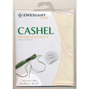 Zweigart Cashel 3281.99 LIGHT CREAM 28Ct/11.2St, 48x68cm Linen