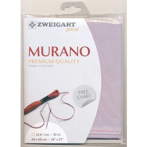 Zweigart Precut Murano Evenweave #3984, 32Ct/12.6St 48x68cm Purple