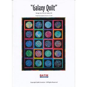 Batik Australia Quilt Pattern, GALAXY QUILT, (Pattern / instructions only, no fabric)