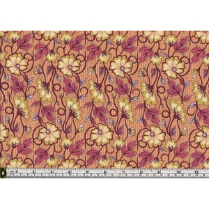 Leutenegger Fat Quarter HC1007, 46 x 55cm, 100% Cotton Floral Print, Pre-Cut