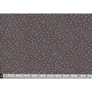 Leutenegger Fat Quarter HC1015, 46 x 55cm, 100% Cotton Blue Stars, Pre-Cut