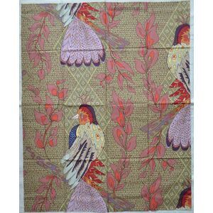 Leutenegger Fat Quarter HC1021, 46 x 55cm, 100% Cotton Bird, Pre-Cut