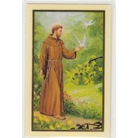 Prayer For Peace, Laminated Prayer Card, 110 x 70mm, Holy Card