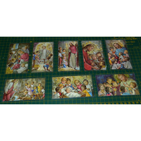 Brethren Series Laminated Holy Cards, Set Of 8 Cards, 1 Of Each Design, 105 x 65mm