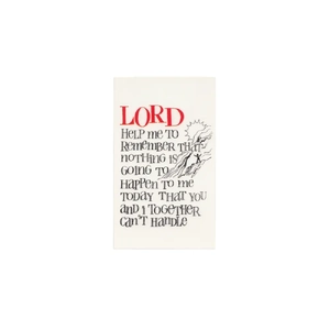 Laminated Holy Card, Lord Help Me, 110 x 65mm