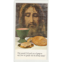 Father Series, Laminated Holy Picture Card, thy Word, O Lord, 105 x 60mm