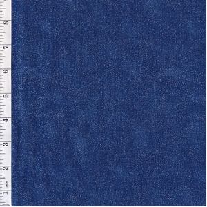 Sapphire/Silver Metallic, Hoffman Cotton Fabric 110cm wide