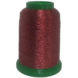 Amann Isamet 1913 RED Metallic Embroidery Thread, 1000m Cone