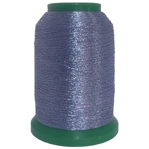 Amann Isamet 3641 LIGHT BLUE SILVER Metallic Embroidery Thread, 1000m Cone