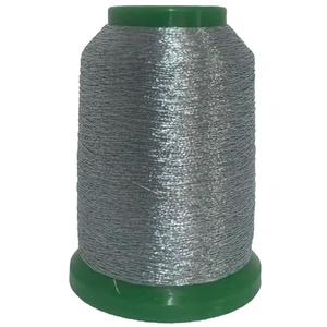 Amann Isamet 3951 BLUE SILVER Metallic Embroidery Thread, 1000m Cone