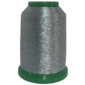 Amann Isamet 3951 BLUE SILVER Metallic Embroidery Thread, 1000m Cone
