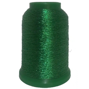 Amann Isamet 5515 GREEN Metallic Embroidery Thread, 1000m Cone
