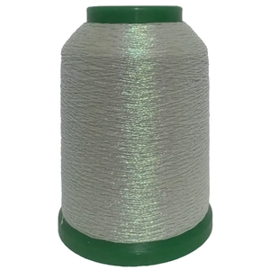 Amann Isamet 9942 PASTEL LIGHT GREEN Metallic Embroidery Thread, 1000m Cone