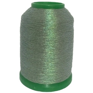 Amann Isamet 9944 PASTEL DARK GREEN Metallic Embroidery Thread, 1000m Cone