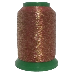 Amann Isamet 9965 GOLD RED Metallic Embroidery Thread, 1000m Cone