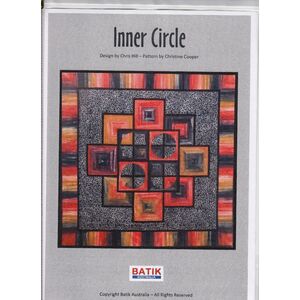 Batik Australia Quilt Pattern, INNER CIRCLE, (Pattern / instructions only, no fabric)